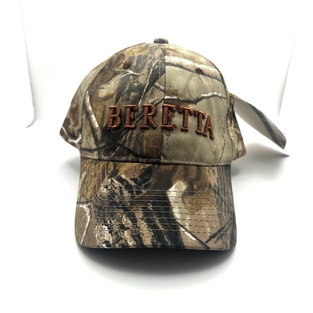 Beretta Realtree Camo Hunting Cap Hat Embroidered Logo Adjustable NWT